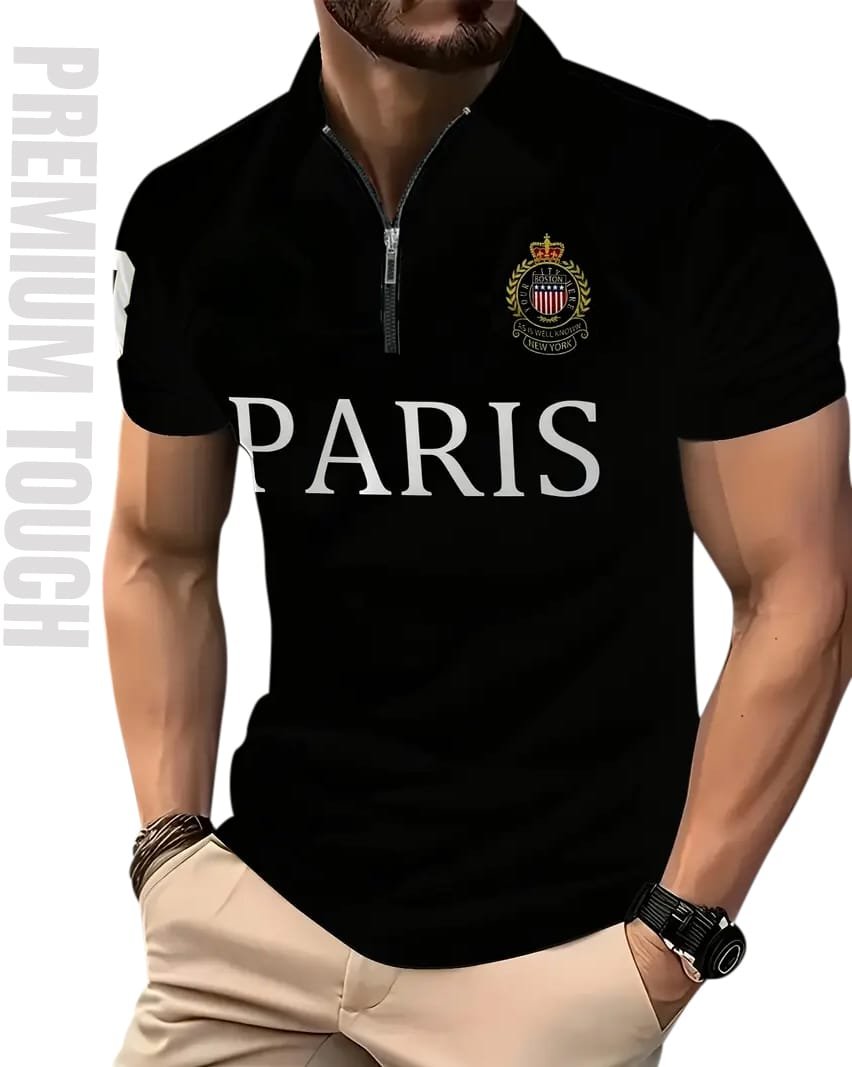 Exclusive Zipper Polo Shirt For Men